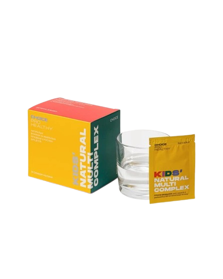 Натуральні вітаміни та мінерали для дітей Choice PRO HEALTHY 30 саше по 2 г зі смаком малини