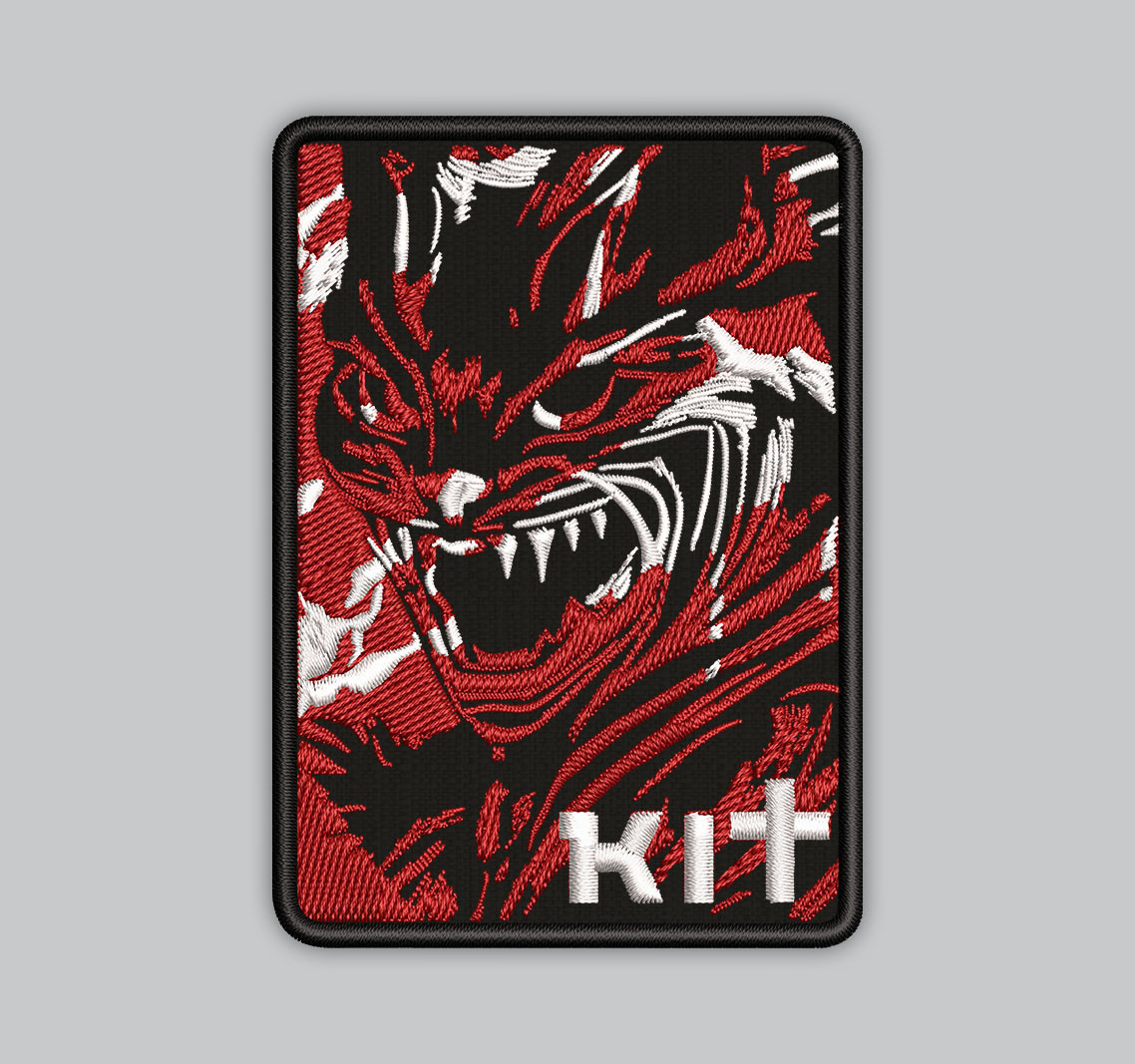 Шеврон "Дев'ятихвостого Лис "Наруто" KIT» 9 см, фото 1