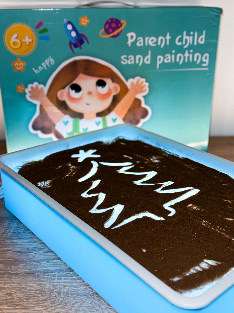 Набір для малювання піском 8202, блакитний, фото 1