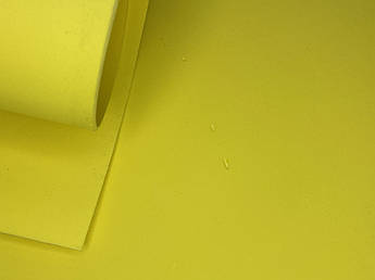 EVA лист для косплею 100кг\м3 0.93*1.3м(1.17м2) т.3 мм Жовтий