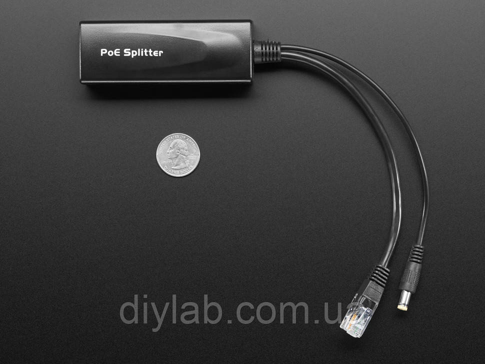 802.3af PoE Output Data & Power Splitter - 12V 1A Arduino, фото 1