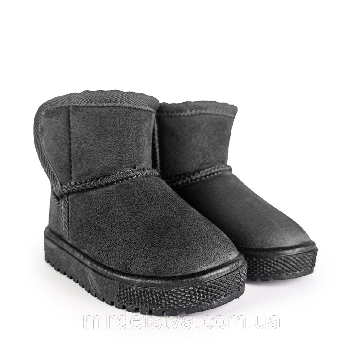 Дитячі зимові уггі для малюків чоботи на хутрі дитяче зимове взуття Олдком Oldcom Charlie сірі розмір 21-29, фото 1