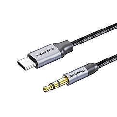 Аудіо кабель CableTime USB Type-C (M) - 3.5 мм (M), 1 м (CF16H)