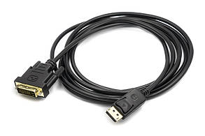 Кабель PowerPlant DisplayPort - DVI, 3м