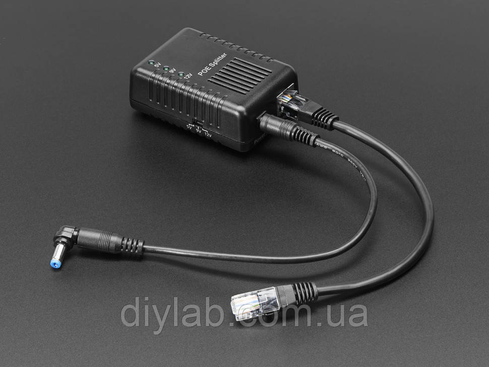 PoE Output Data & Power Splitter - 5/9/12V 1A, фото 1