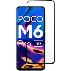 Захисне скло Full screen PowerPlant для Poco M6 Pro