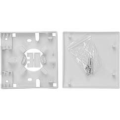 FTTH коробка, 2x SC, 2 жили, 86x86 мм