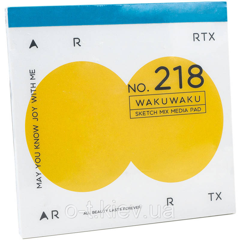 Альбом Arrtx для змішаних технік 18x18 см, 36 аркушів, фото 1