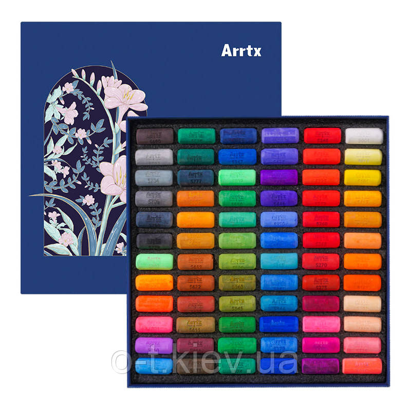 Пастель м'яка Arrtx ASP-0172B, 72 кольори, фото 1