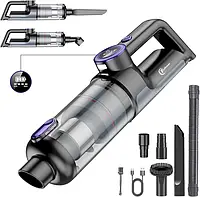 Авто пылесос для машин аккумуляторный портативный автомобильный пылесос мощный VC028 для дома и машины