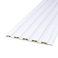 Рейка декоративна WPC стінова 3000х150х9мм Білий SW-00001866