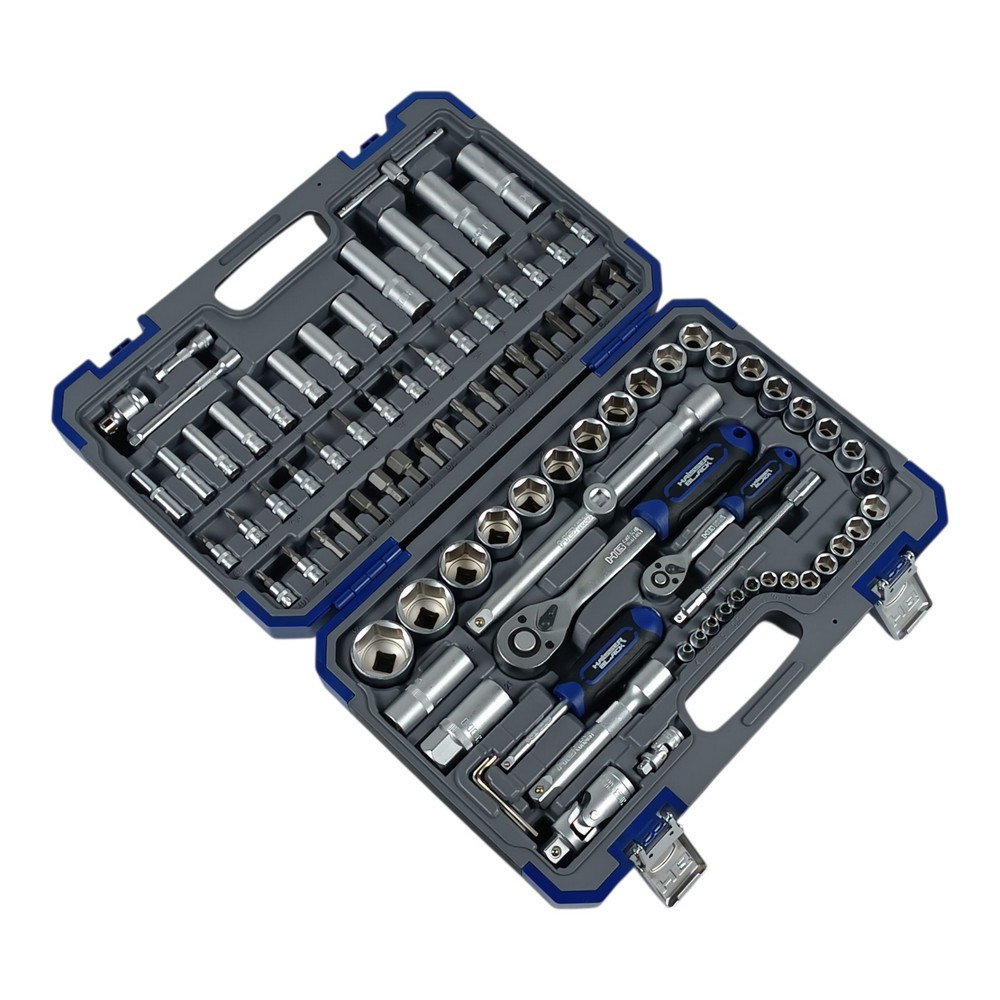 Набір інструментів професійний 1/4" і 1/2" 94 од. Haisser BLACK 70254