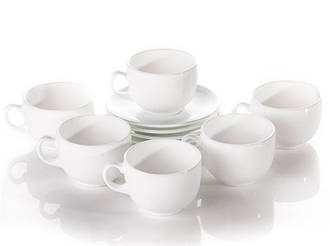 Aropal White набір 12 пр. (чашка 220 мл і блюдце)