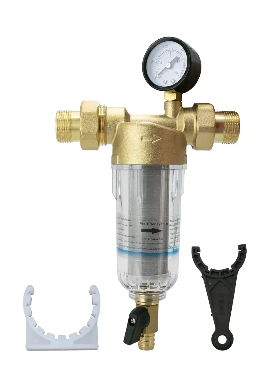 Фільтр самопром 40мкм 1х3/4 проз/кол ORSO (JC-908) (30шт./ящ), фото 1