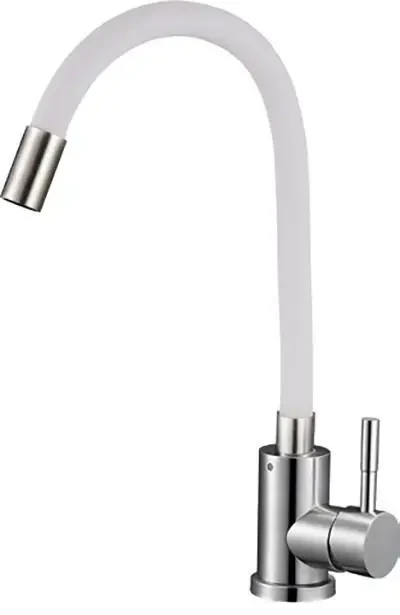 Кухня змішувач НЕРЖ. EZA4-F090KW (білий), фото 1