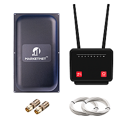 Olax MC60 Wi-Fi роутер + 3G/4G панельна MIMO антена MarketNet Maxi 22 дБ