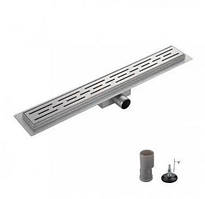 Трап душовий OCEAN 1 із нерж. сталі 70*1100мм (гориз. лінія)  5шт