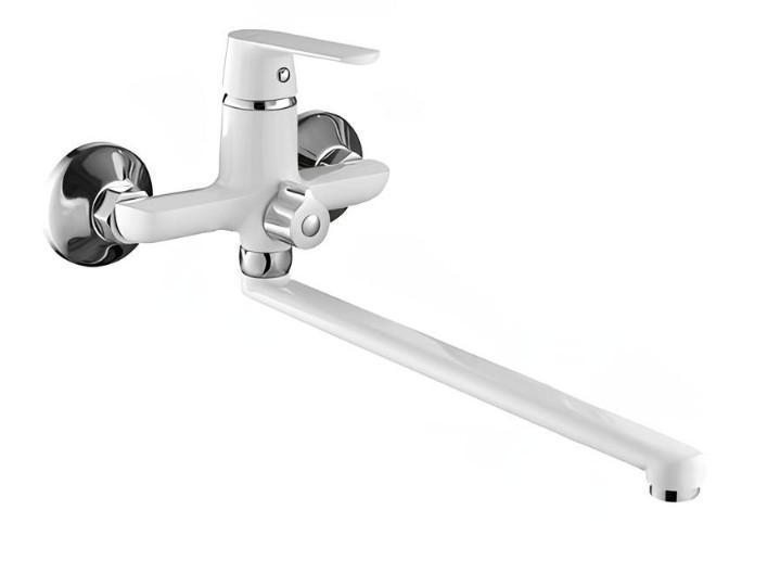 Ванна змішувач CLOE 5356355CW-30F Chrome+White, фото 1