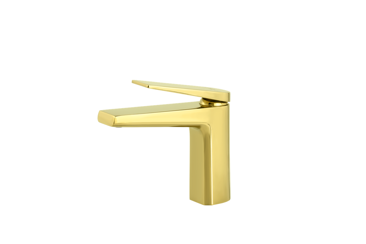 Умивальник змішувач  KAREN 1385385G GOLD, фото 1