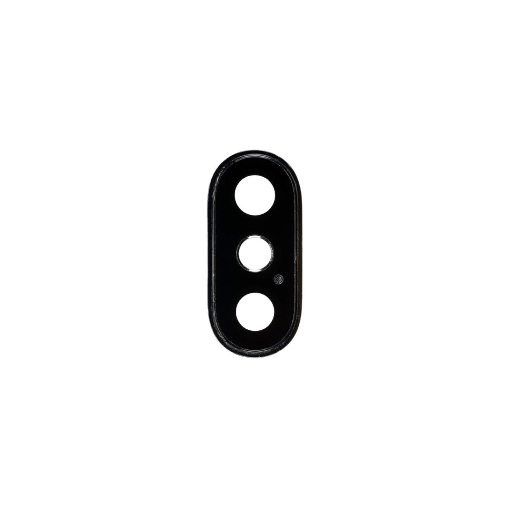 Скло камери Apple iPhone XS, iPhone XS Max (оригінал Китай у чорній рамці), фото 1