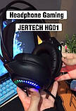 Ігрова гарнітура Jertech HG01 Scout з RGB-підсвіткою, фото 4