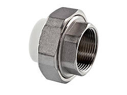 Американка внутрішня різьба PPR Ø32x1" білий колір ASCO® 1/80шт