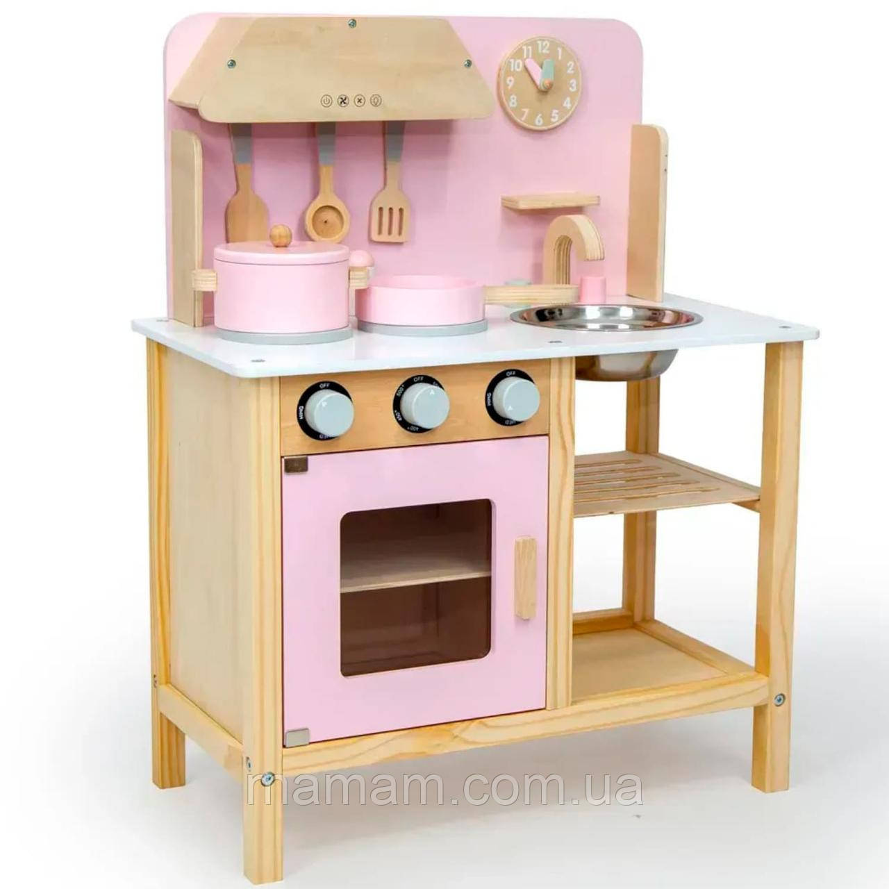Дитяча дерев'яна кухня AVKO Фессалія Pink, фото 1