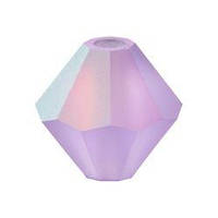 Хрустальні підвіски 681 Preciosa (Чехія) 6х10 мм Alexandrite AB matt