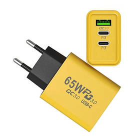 МЗП 65W AR-PD05(1*USB/2*Type-C) QC3.0+PD65W