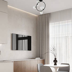 Чорна люстра "Bubbles" на 5 ламп (918-LP267-5 BK+CL), фото 2