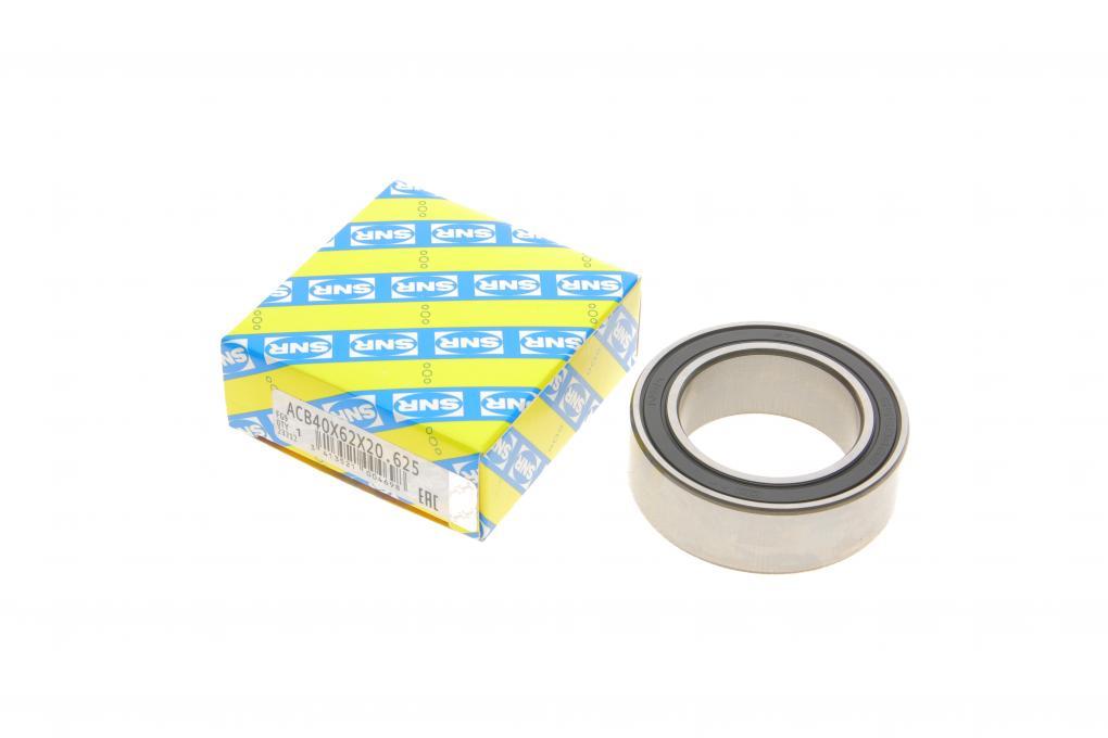 Підшипник компресора кондиціонера (40x62x20.6) SNR ACB40X62X20.625 UA62, фото 1