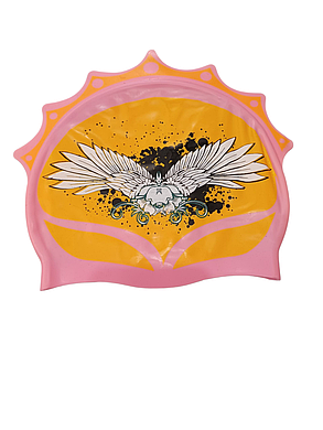 Дитяча шапочка для плавання силіконова, фото 1