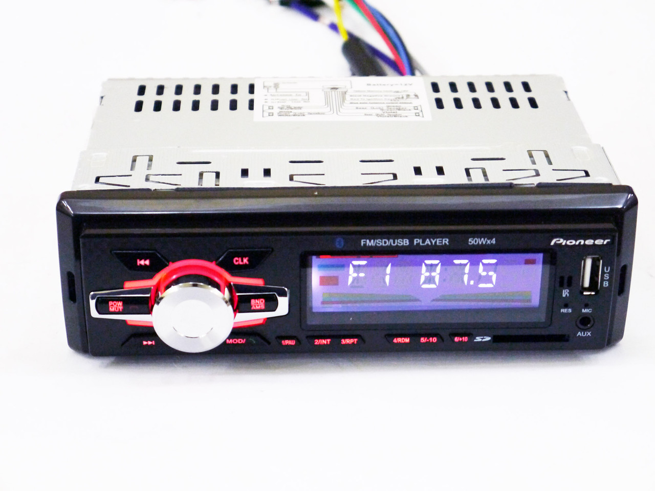 Автомагнитола 6082 Bluetooth+MP3+FM+USB+SD+AUX
