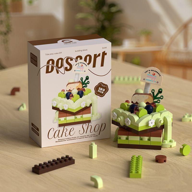 Конструктор блочний дитячий тістечко десерт Ківі торт, фото 1