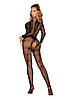 Бодістокінг - Bodystocking 2037, black - One Size, фото 3