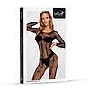 Бодістокінг - Bodystocking 2037, black - One Size, фото 4