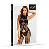 Бодістокінг - Bodystocking 2038, black - One Size, фото 4