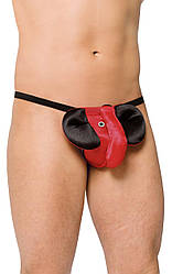 Червоні чоловічі стринги зі слоником — SoftLine 4445, S/L