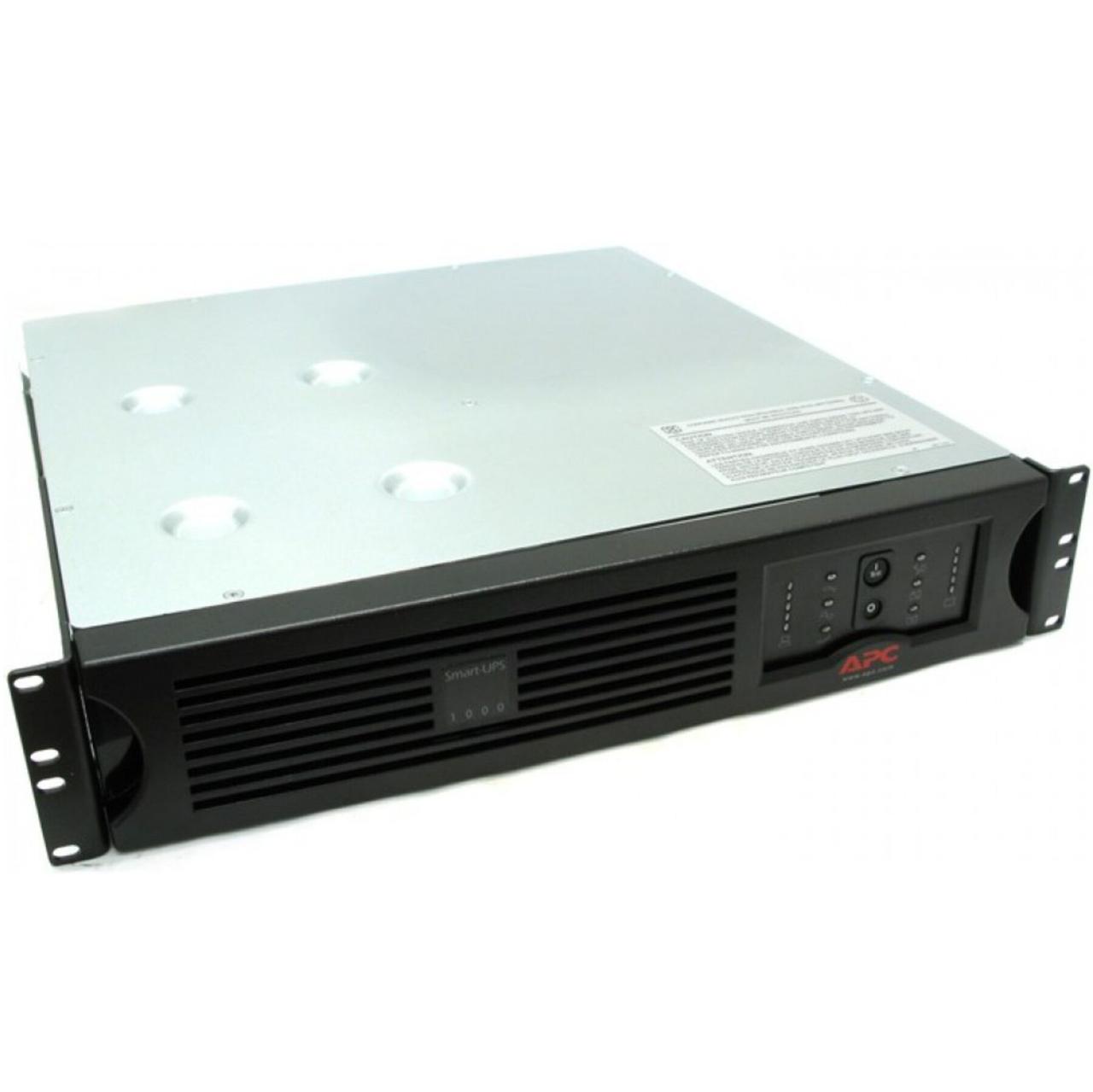 ДБЖ APC Smart-UPS RM 1000VA 2U (SUA1000RMI2U) / 230 V / 1000 V·А / 670W / 4 виходи / RS-232, USB