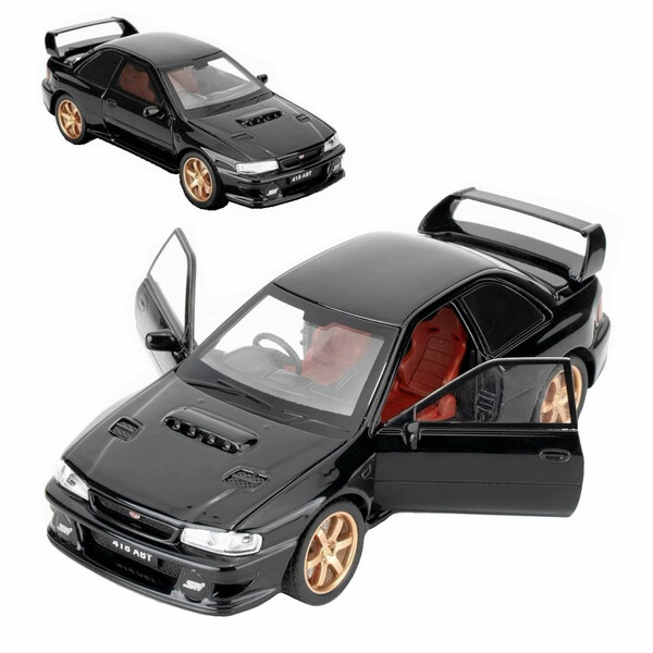 Машинка Subaru Impreza іграшка моделька металева колекційна 15 см Чорний (60863), фото 1