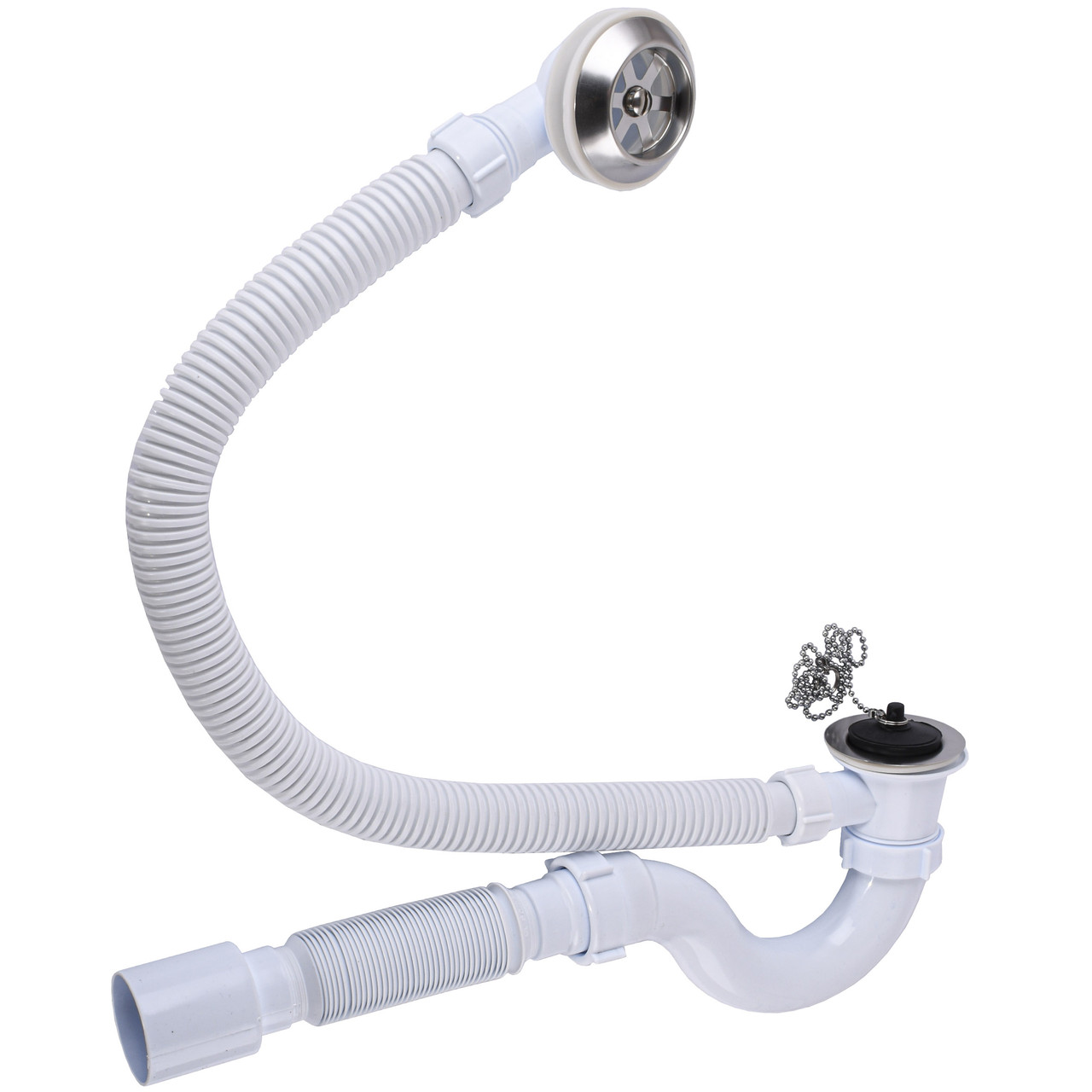 Сифон гнучкий для ванної | Вольна| В0110 SOLOPLAST