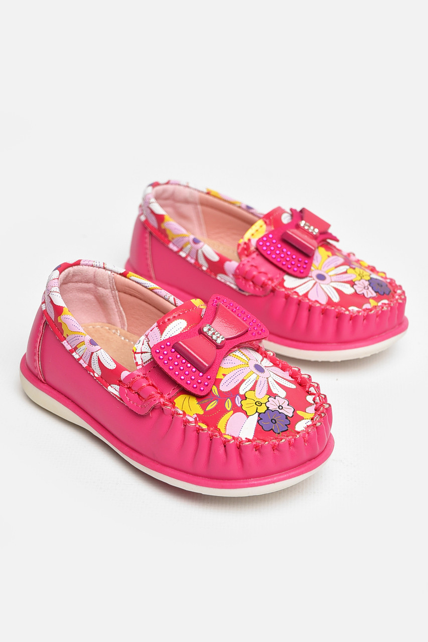 Мокасини дитячі для дівчинки рожевого кольору 208693P, фото 1