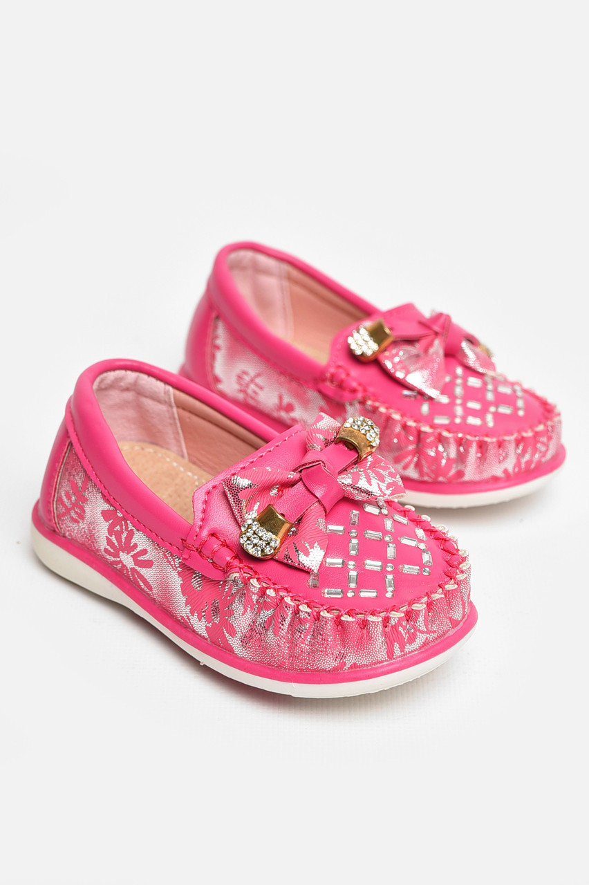 Мокасини дитячі для дівчинки рожевого кольору 208698P, фото 1