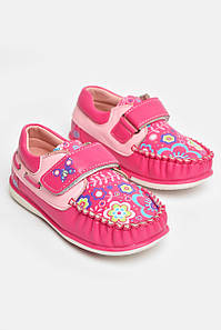 Мокасини дитячі для дівчинки рожевого кольору 208718P
