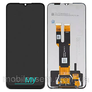 Дисплей Nokia C22/ C32 в зборі з сенсором black (Welmy)