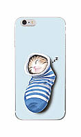 Оригинальный чехол для Iphone 7plus с рисунком кот в носке
