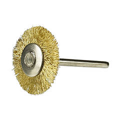 Насадка для бормашини Relife, щітка радіальна латунна 26 x 3 мм, хвостовик 3 мм