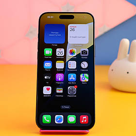 Смартфон Apple iPhone 16 Pro Max 512GB Black Titanium (MYX03) Б/У Экран: Среднее состояние, глубокие царапины на экране, без