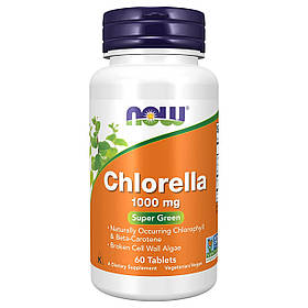 Now Foods Chlorella 1000 mg - 60 Tabs yL.