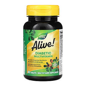 Nature's Way Diabetic Multivitamin - 60 tabs yL.